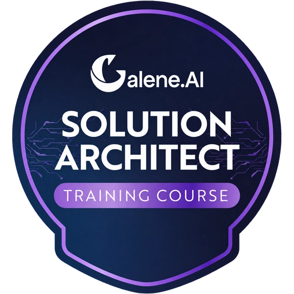 Galene.AI Solution Architect certification badge